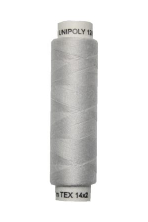 Nähmaschinen Nähgarn 100 m Polyester UNIPOLY 14x2 hellgrau (0880)