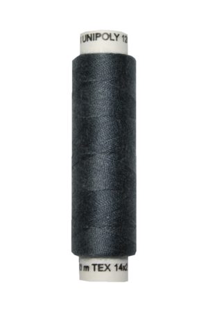 Nähmaschinen Nähgarn 100 m Polyester UNIPOLY 14x2 anthrazit (0888)