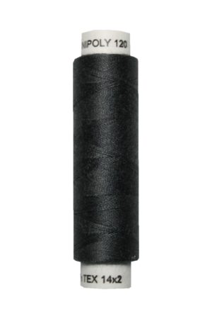 Nähmaschinen Nähgarn 100 m Polyester UNIPOLY 14x2 anthrazit (0998)
