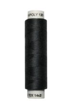 Nähmaschinen Nähgarn 100 m Polyester UNIPOLY 14x2 schwarz (0999)