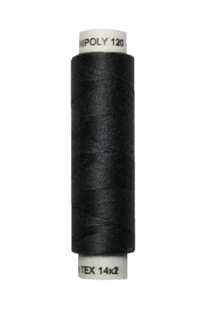 Nähmaschinen Nähgarn 100 m Polyester UNIPOLY 14x2 schwarz (0999)