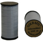 Nähmaschinen Nähgarn Polyester 40/2 silbergrau 200m (1004)