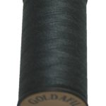 Nähmaschinen Nähgarn Polyester 40/2 grau anthrazit 200 m (1013)