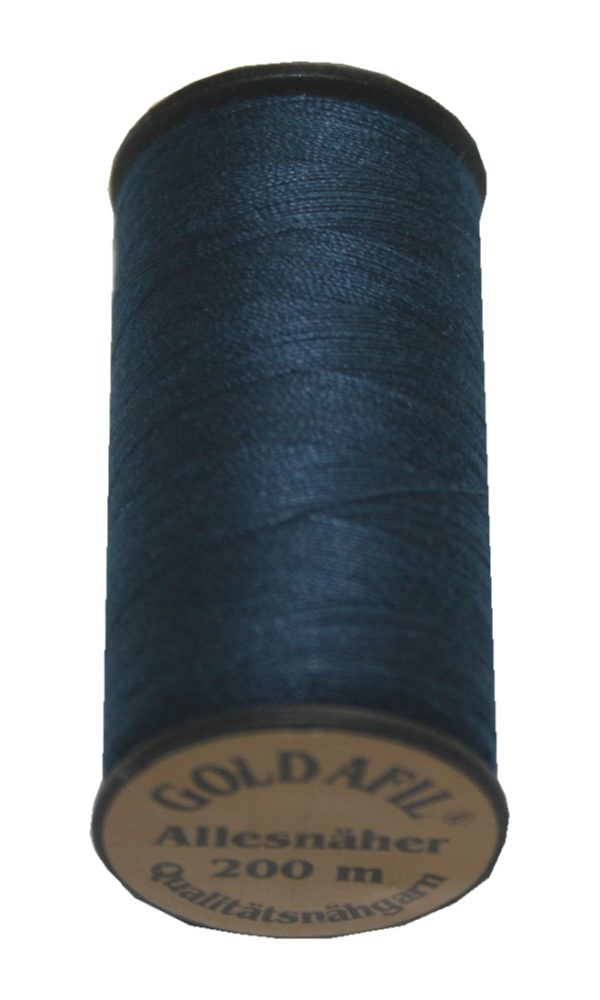 Nähmaschinen Nähgarn Polyester Ne 40/2 dunkelblau 200 m (1028)