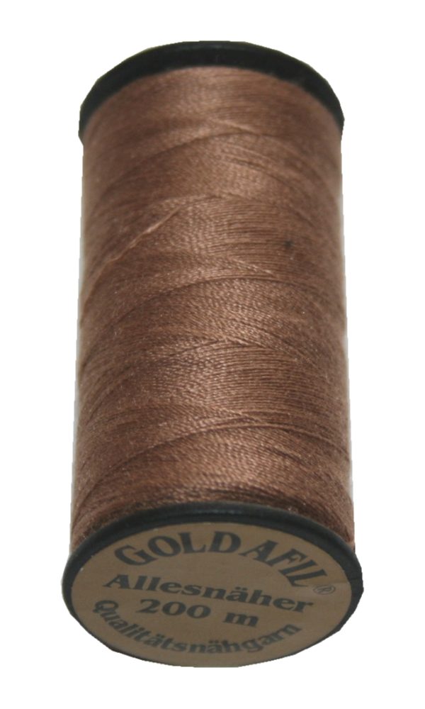 Nähmaschinen Nähgarn Polyester 40/2 braun 200 m (1039)