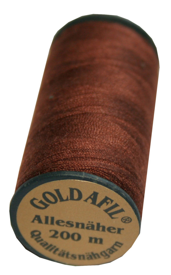 Nähmaschinen Nähgarn Polyester 40/2 braun nougart 200 m (1040)