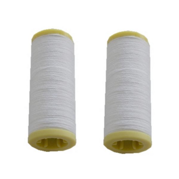 Nähmaschinen Nähgarn 200 m 2 Rollen je 100 m Polyester weiß (0004)