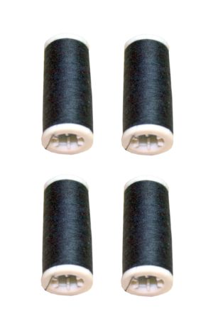 0,01€/m Nähmaschinen Nähgarn Polyester 100/3 200m schwarz 2 Stück 1001 