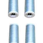 Nähmaschinen Nähgarn 400m 4 x 100m Polyester 40/2 silbergrau (1004)