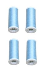Nähmaschinen Nähgarn 400m 4 x 100m Polyester 40/2 hellblau (1017)