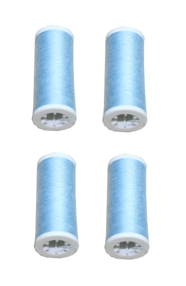 nahmaschinen-nahgarn-400m-4-x-100m-polyester-40-2-hellblau-1017 Nähmaschinen Nähgarn 400m 4 x 100m Polyester 40/2 hellblau (1017)