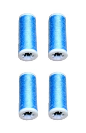 Nähmaschinen Nähgarn 400 m 4 x 100 m Polyester 40/2 blau bleu (1018)