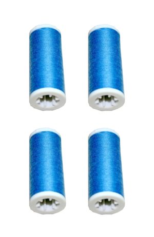 Nähmaschinen Nähgarn 400 m 4 x 100 m Polyester 40/2 blau (1019)