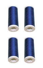 Nähmaschinen Nähgarn 400m 4 x 100m Polyester 40/2 blau marine (1026)