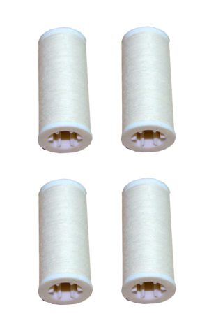 Nähmaschinen Nähgarn 400m 4 x 100m Polyester 40/2 beige creme (1031)