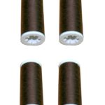 Nähmaschinen Nähgarn 400m 4 x 100m Polyester 40/2 braun (1042)