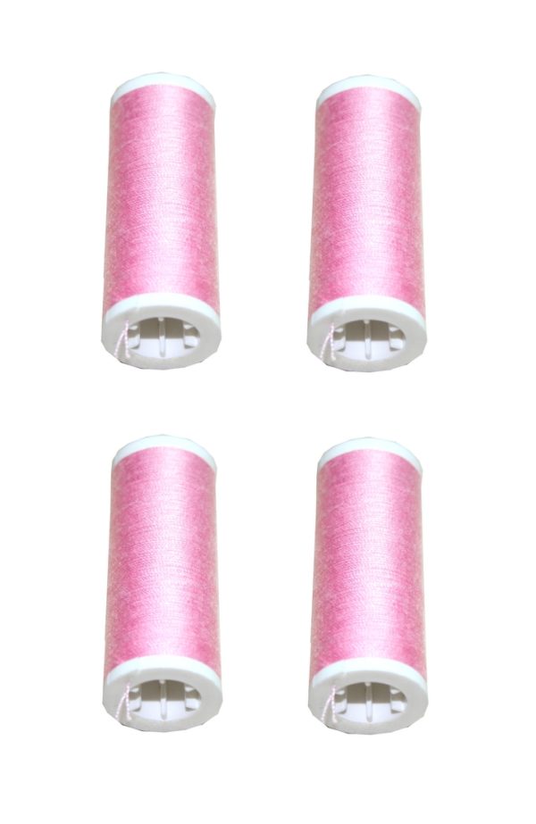 nahmaschinen-nahgarn-400-m-4-x-100-m-polyester-40-2-rosa-1061 Nähmaschinen Nähgarn 400 m 4 x 100 m Polyester 40/2 rosa (1061)