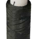 Sattlergarn Zwirn 14x2x3 Polyester 50 m schwarz Ø 0,3mm (1001)