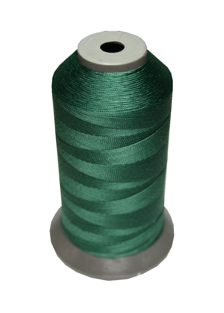 0098 Sattlergarn Zwirn 14x2x3 Polyester 50 m grün Ø 0,3mm 