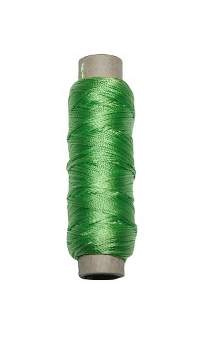 Sattlergarn Zwirn 14x2x3 Polyester 50 m grün Ø 0,3mm 0098 