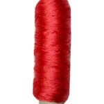 Sattlergarn Zwirn 14x2x3 Polyester 50 m rot Ø 0,3mm (0007)