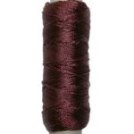 Sattlergarn Zwirn 14x2x3 Polyester 50 m bordeauxrot Ø 0,3mm (5015)