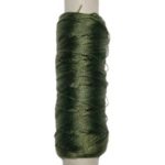 Sattlergarn Zwirn 14x2x3 Polyester 50 m oliv Ø 0,3mm (5030)