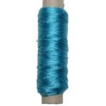 Sattlergarn Zwirn 14x2x3 Polyester 50 m türkis Ø 0,3mm (5033)
