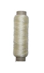 Sattlergarn Zwirn 14x2x3 Polyester 50 m cremeweiß Ø 0,3mm (5084)