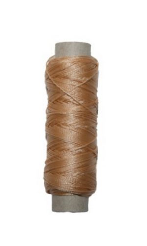 Sattlergarn Zwirn 14x2x3 Polyester 50 m haselnussbraun Ø 0,3mm (5087)