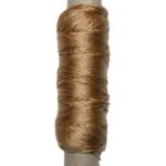 Sattlergarn Zwirn 14x2x3 Polyester 50 m beigebraun Ø 0,3mm (5089)