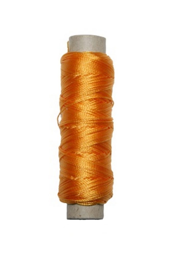 Sattlergarn Zwirn 14x2x3 Polyester 50 m mandarin Ø 0,3mm (5100)