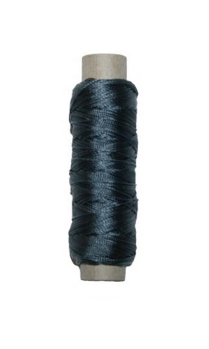 Sattlergarn Zwirn 14x2x3 Polyester 50 m blaugrau Ø 0,3mm (5123)