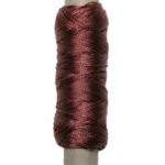 Sattlergarn Zwirn 14x2x3 Polyester 50 m braun Ø 0,3mm (5047)