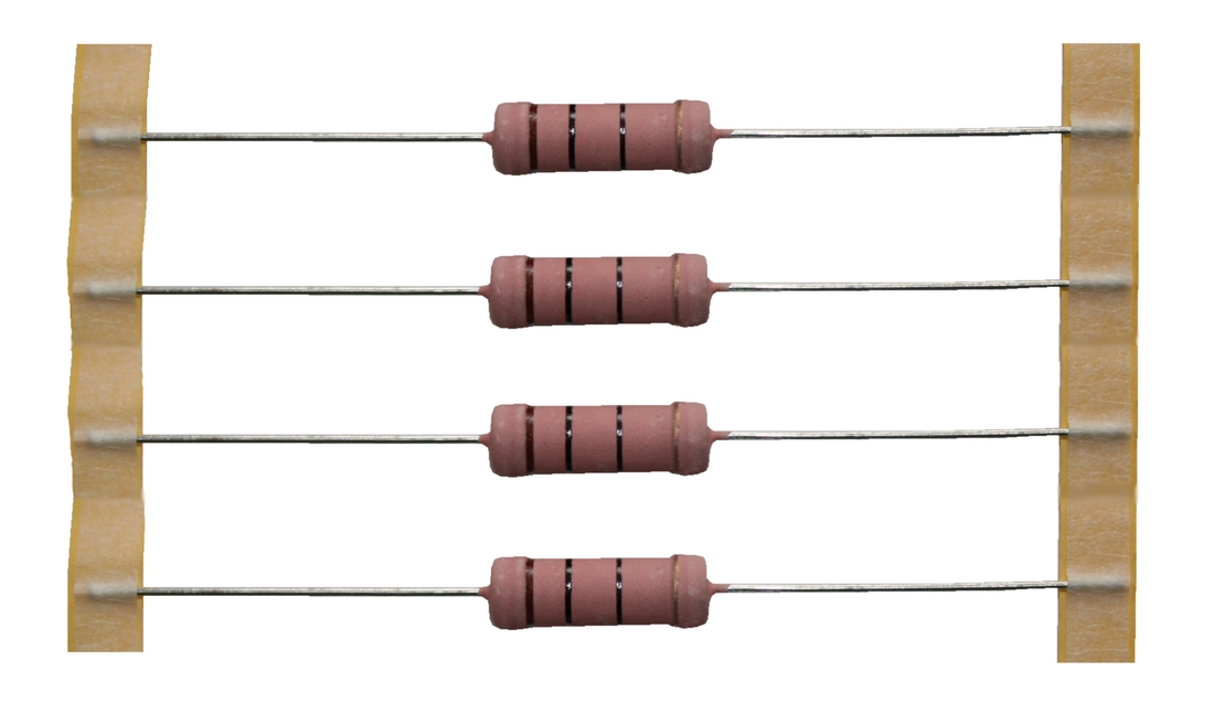 Metalloxid Widerstand Metalloxidschicht 150 kOhm 5W 5% 4 Stück (20013)