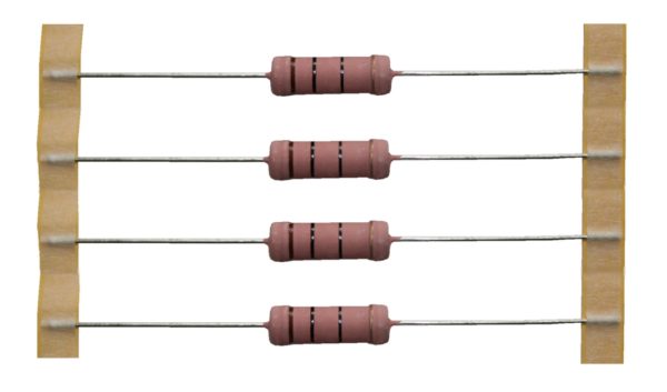 Metalloxid Widerstand Metalloxidschicht 220 Ohm 5W 5% 4 Stück (20024)