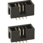 Wannenstecker 2x4Pin gerade zweireihig 2 Stück (0073)