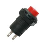 Druckschalter Schalter rund mit rotem Knopf ON-OFF (0008)