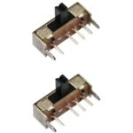 Mini Schiebeschalter Schalter SK13D07VG4 4pin 3xON rechtwinklig 2 Stück (0016)