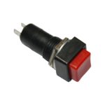 Druckschalter PBS-12A Schalter qudratisch mit rotem Knopf ON-OFF (0021)