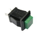 Drucktaster Taster DS-430 quadrastisch mit grünen Knopf ON-OFF (0040)