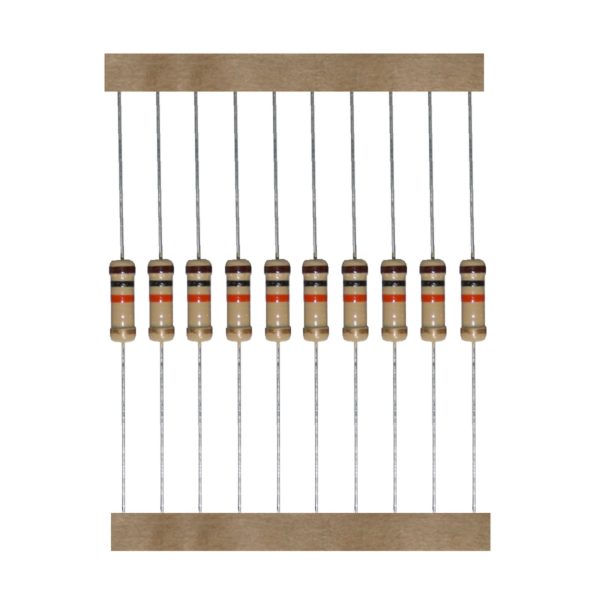 Kohleschicht Widerstand Resistor 22 Ohm 1W 5% 10 Stück (0016)