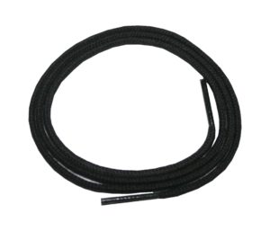 Schuhband Schnürsenkel 1 Paar Baumwolle 75 cm rund schwarz (0001)