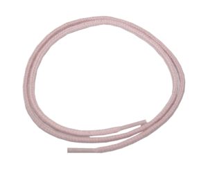 Schuhband Schnürsenkel 1 Paar Baumwolle 50 cm rund rose (0008)