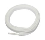 Schuhband Schnürsenkel 1 Paar Baumwolle 120 cm 10 mm flach weiß (0011)