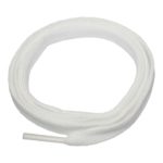 Schuhband Schnürsenkel 1 Paar Baumwolle 120 cm 10 mm flach weiß (0011)