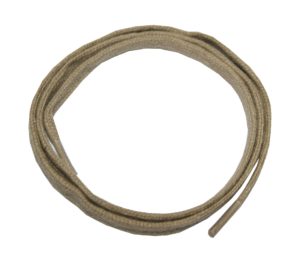 Schuhband Schnürsenkel 1 Paar Baumwolle 90 cm 7 mm flach beige (0020)