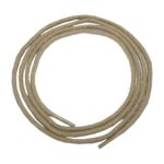 Schuhband Schnürsenkel 1 Paar Baumwolle 90 cm rund beige (0027)