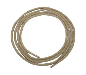 Schuhband Schnürsenkel 1 Paar Baumwolle 90 cm rund beige (0027)