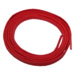 Schuhband Schnürsenkel 1 Paar Trekking Arbeitsschuhe 120cm flach rot (0126)